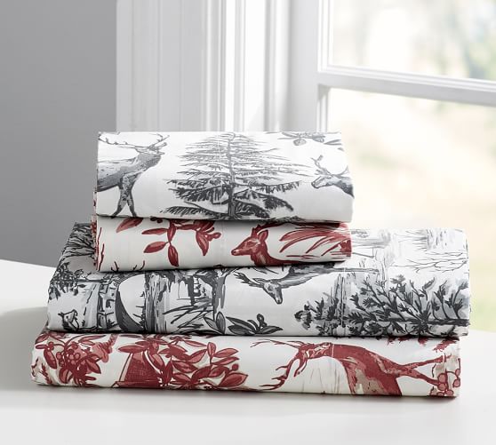 Alpine Toile Sheet Set Pottery Barn