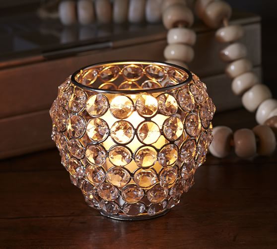 Clear Crystal Orb Votive Holder Pottery Barn