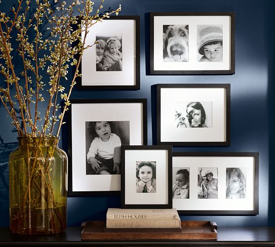 Wood Gallery Frame In A Box Set - Black | Pottery Barn