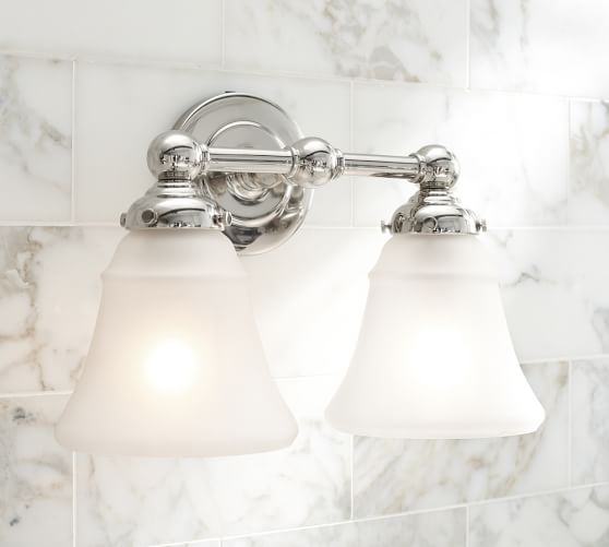 Bathroom Lighting Pottery Barn sussex double sconce | pottery barn Bathroom Lighting Pottery Barn sussex double sconce | pottery barn
