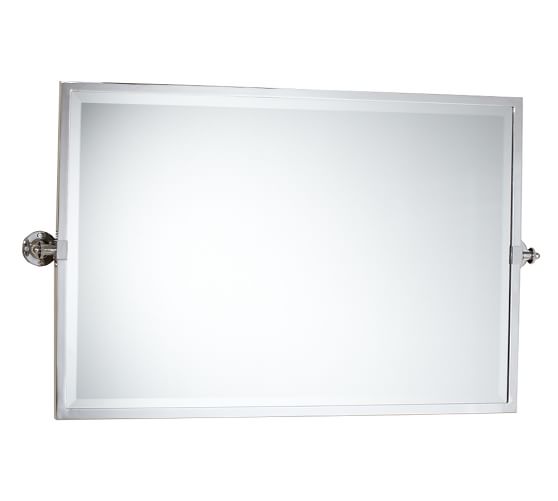 Kensington Pivot Wide Rectangular Mirror Pottery Barn