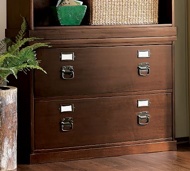 Bedford Lateral File Cabinet, Espresso Pottery Barn