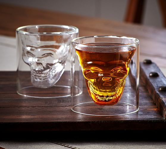 Skull Shot Glass Pottery Barn