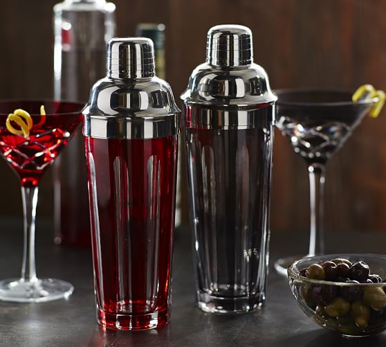 Cut Glass Cocktail Shaker Pottery Barn