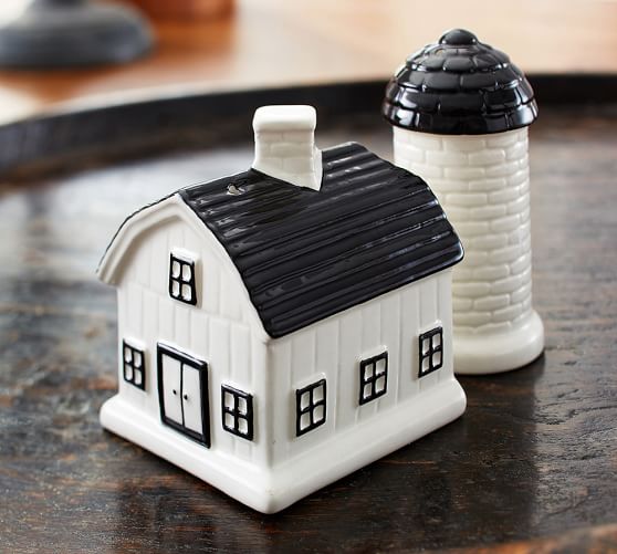 Farmhouse Salt & Pepper Pottery Barn