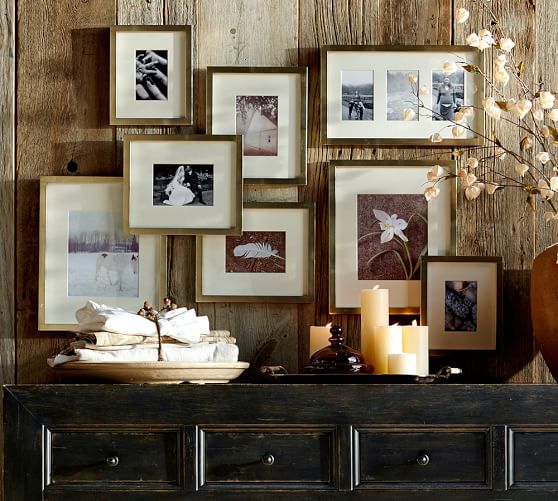 Gallery In A Box Frames Champagne Pottery Barn