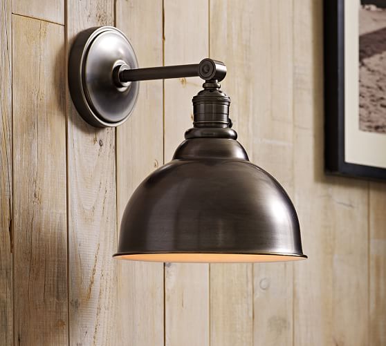 PB Classic Sconce Metal Bell Pottery Barn