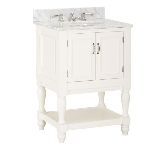 Newport Single Mini Sink Console Pottery Barn