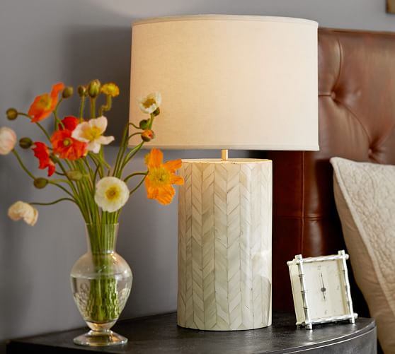 Jordan Bone Inlay Table Lamp Base Pottery Barn