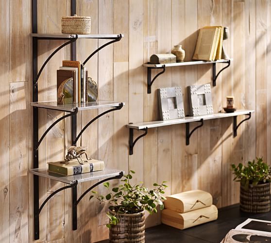 Metal Bracket Ledges & Shelves Pottery Barn