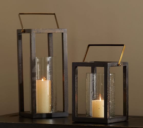 Wyeth Recycled Glass Lantern Pottery Barn