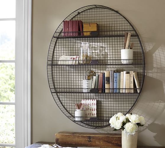 Oval Metal Shelf Pottery Barn