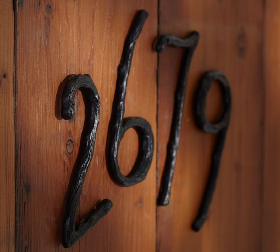 Branch House Numbers Pottery Barn