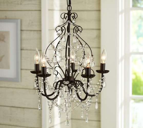 Paige Crystal Chandelier Pottery Barn