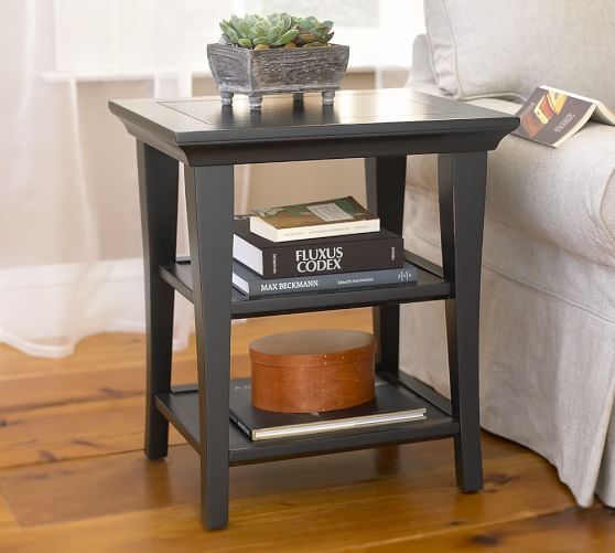 Metropolitan Rectangular Side Table Pottery Barn