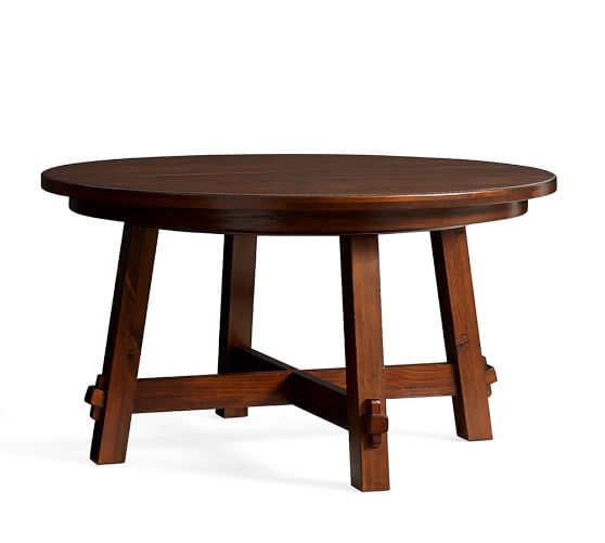 Toscana Extending Pedestal Table Tuscan Chestnut