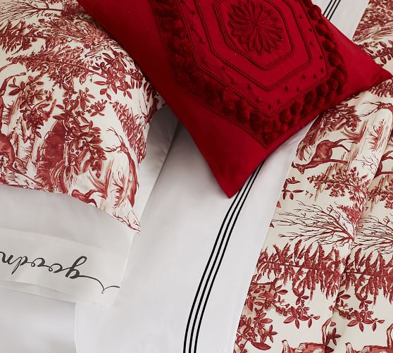 Alpine Toile Duvet Cover & Sham Pottery Barn