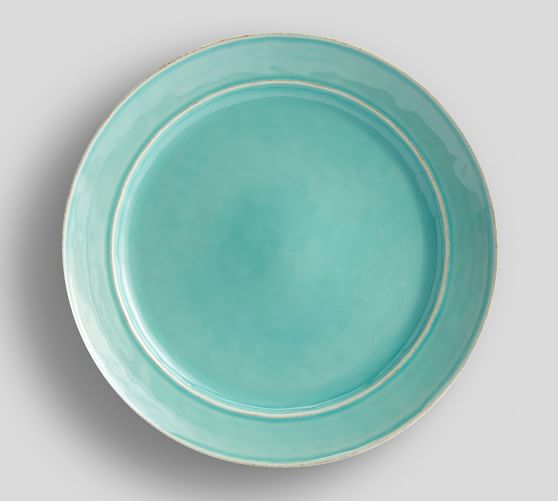 Cambria Dinner Plate, Set Of 4 Turquoise Pottery Barn