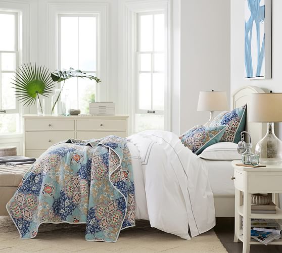 Eva Colored Glass Table Lamp | Pottery Barn