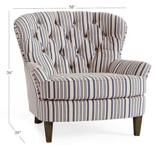 Captivating Cardiff Tufted Armchair: A Timeless Masterpiece