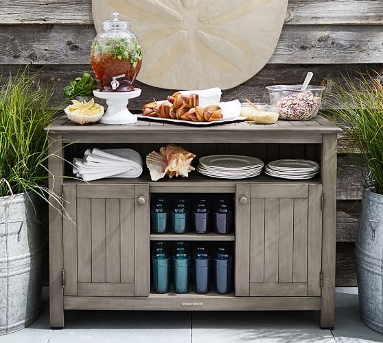 Chatham Buffet Gray Pottery Barn