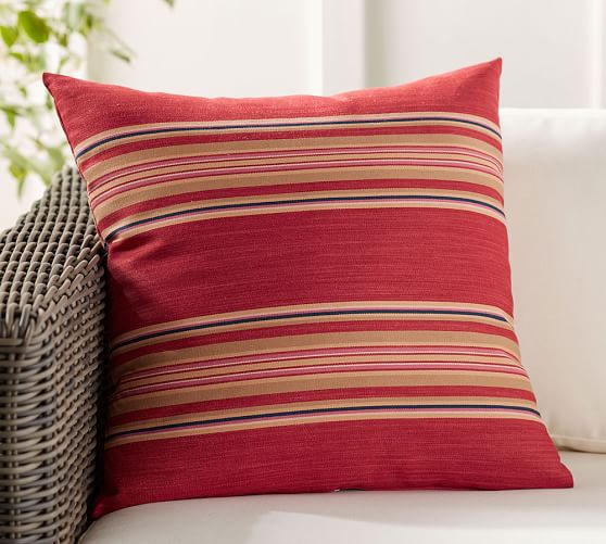 Tabitha Stripe Indoor/Outdoor Pillow Pottery Barn