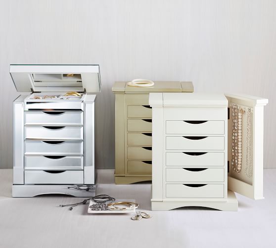 Ultimate Mirrored Jewelry Box Pottery Barn