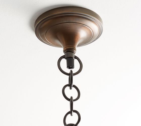 Flynn Oversized Recycled Glass Pendant Pottery Barn