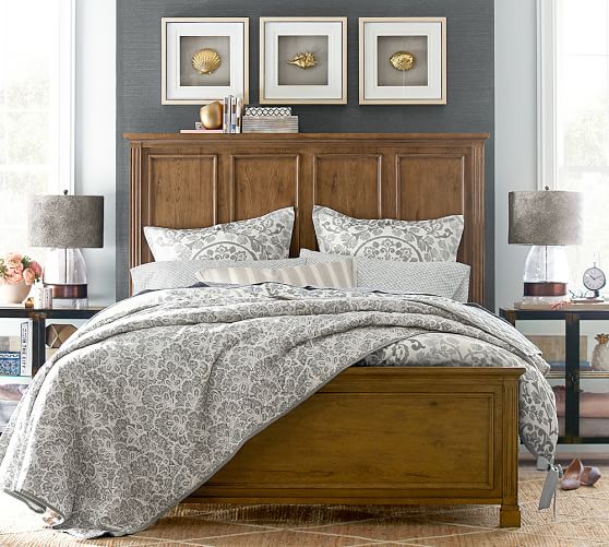 Ana Medallion Duvet Cover & Sham Smoke Pottery Barn