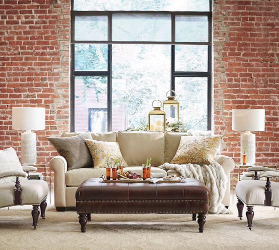 Buchanan Roll Arm Upholstered Sofa Pottery Barn