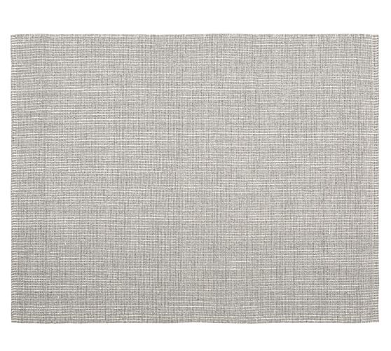 Chunky Wool And Jute Rug Gray Ivory Pottery Barn Chunky Wool And Jute Rug Gray Ivory