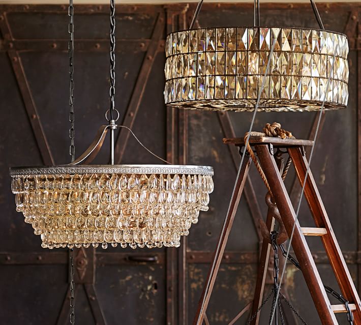 Adeline Crystal Chandelier Pottery Barn