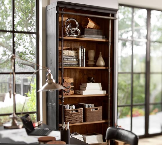 Gavin Reclaimed Wood Bookcase Pottery Barn