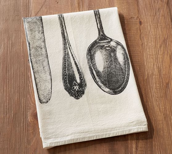 Utensil Flour Sack Tea Towel Pottery Barn