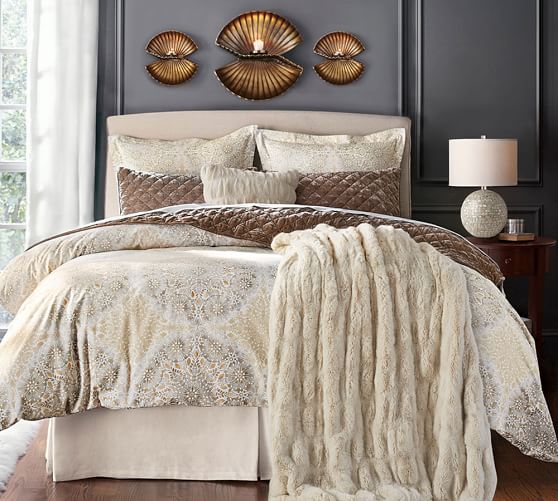 Lewis Slipcovered Headboard Pottery Barn
