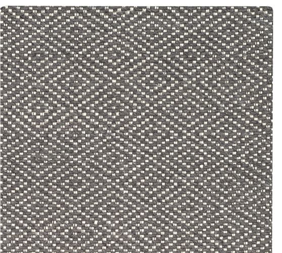 Diamond Wrapped Jute Rug Gray Pottery Barn