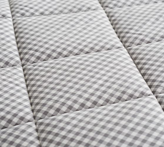 Gingham Check Reversible Comforter & Sham Pottery Barn