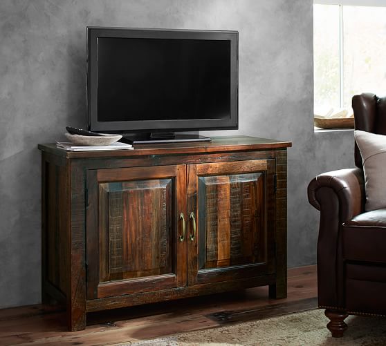 Bowry Small TV Stand Pottery Barn