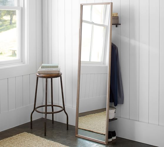 Clothing Rack with Floor Mirror Pottery Barn
