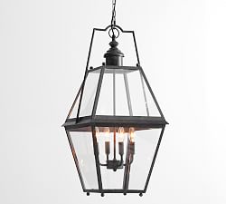 pendant outdoor patina indoor lighting lantern potterybarn barn pottery pendants glass