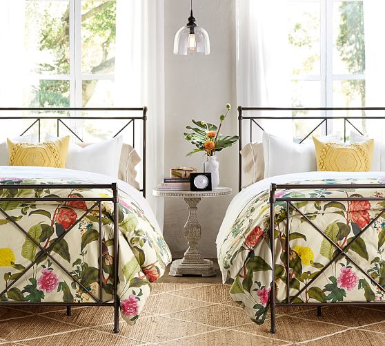 Ashley Bird Print Organic Duvet Cover Sham Pottery Barn Ashley Bird Print Organic Duvet Cover Sham Saved View Larger Roll Over Image To Zoom