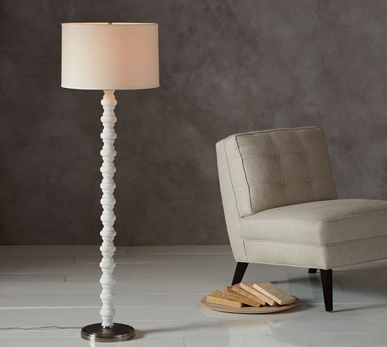 Stacked Stone Floor Lamp Base | Pottery Barn Stacked Stone Floor Lamp Base | Pottery Barn