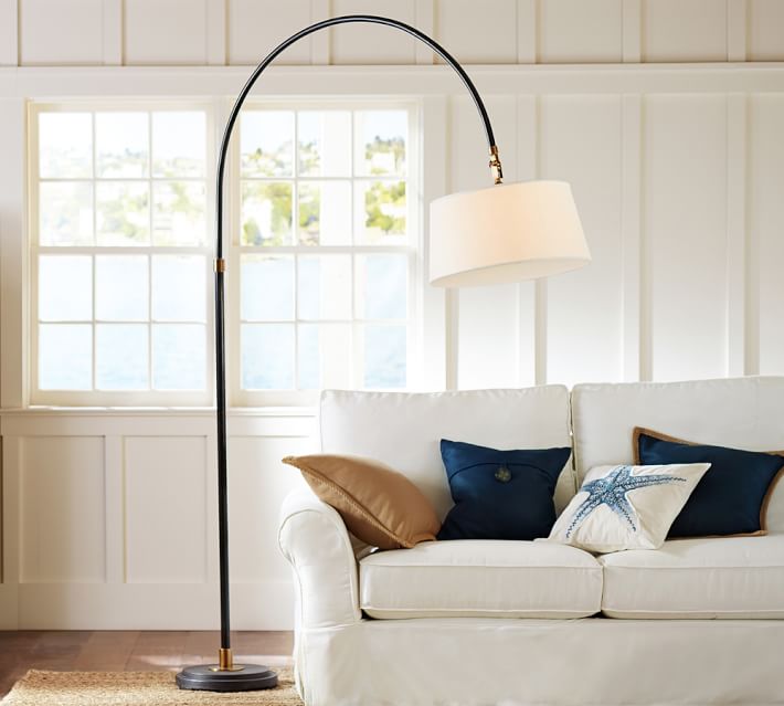 Winslow Arc Sectional Floor Lamp | Pottery Barn Winslow Arc Sectional Floor Lamp | Pottery Barn