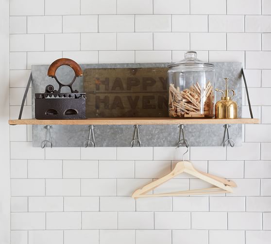 Galvanized Shelf Pottery Barn