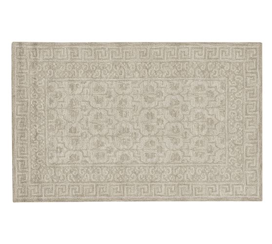 Braylin Tufted Wool Rug Neutral Pottery Barn