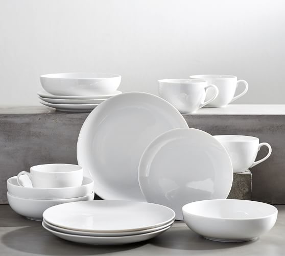 PB Classic Coupe Dinnerware 16 Piece Set Soup Bowl Pottery Barn