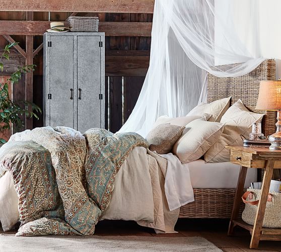 Selena Print Duvet Cover & Sham Pottery Barn