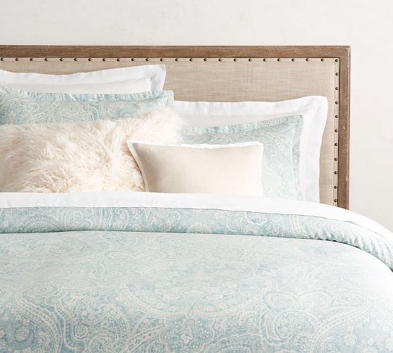 Vanessa Printed Tencel® Duvet Cover & Sham Blue Pottery Barn