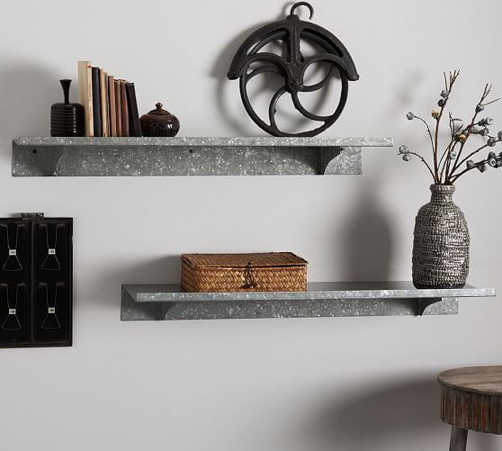 Sheet Metal Shelf Pottery Barn