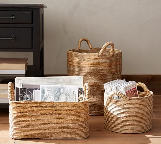 Abaca Baskets Pottery Barn